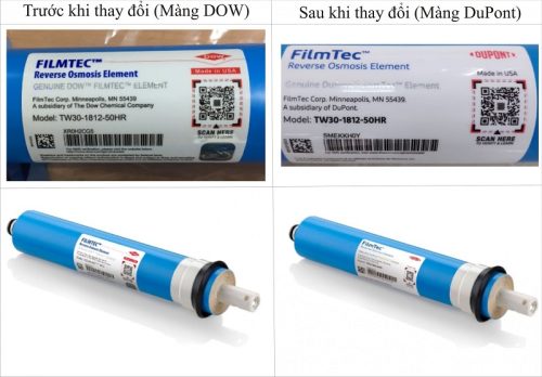Màng lọc RO Dupont Filmtec TW30-1812-50HR
