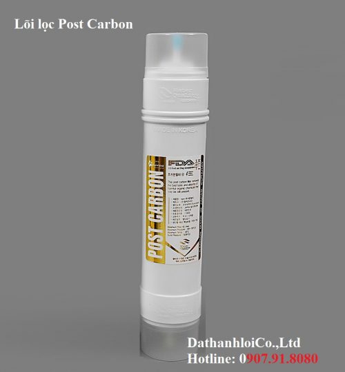 Lõi lọc đúc khối Post Carbon - Hàn Quốc dùng cho máy nóng lạnh