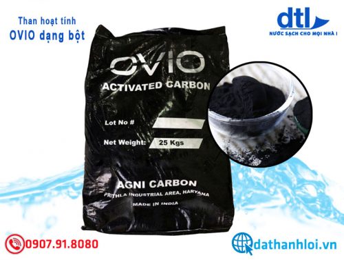 Than hoạt tính dạng bột OVIO Ấn Độ