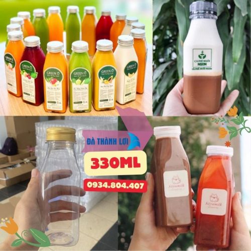 Chai nước ép 330ml F38 miệng rộng