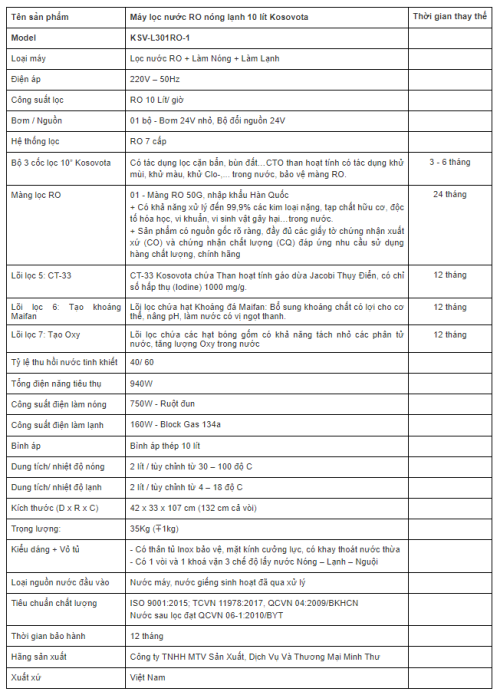 Máy lọc nước nóng lạnh kosovota đà nẵng 2
