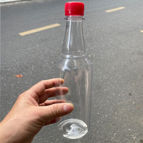 Chai nhựa 500ml tròn đựng nước mắm