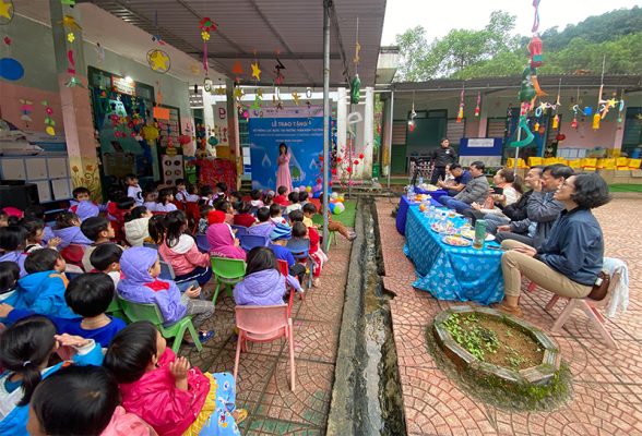 Bàn giao hệ thống lọc nước uống trường mẫu giáo Trà Thanh