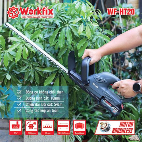 Máy cắt tỉa hàng rào động cơ lõi đồng không chổi than