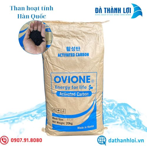 Than hoạt tính Hàn Quốc OVIONE 8-20 Mesh - Bao 20kg